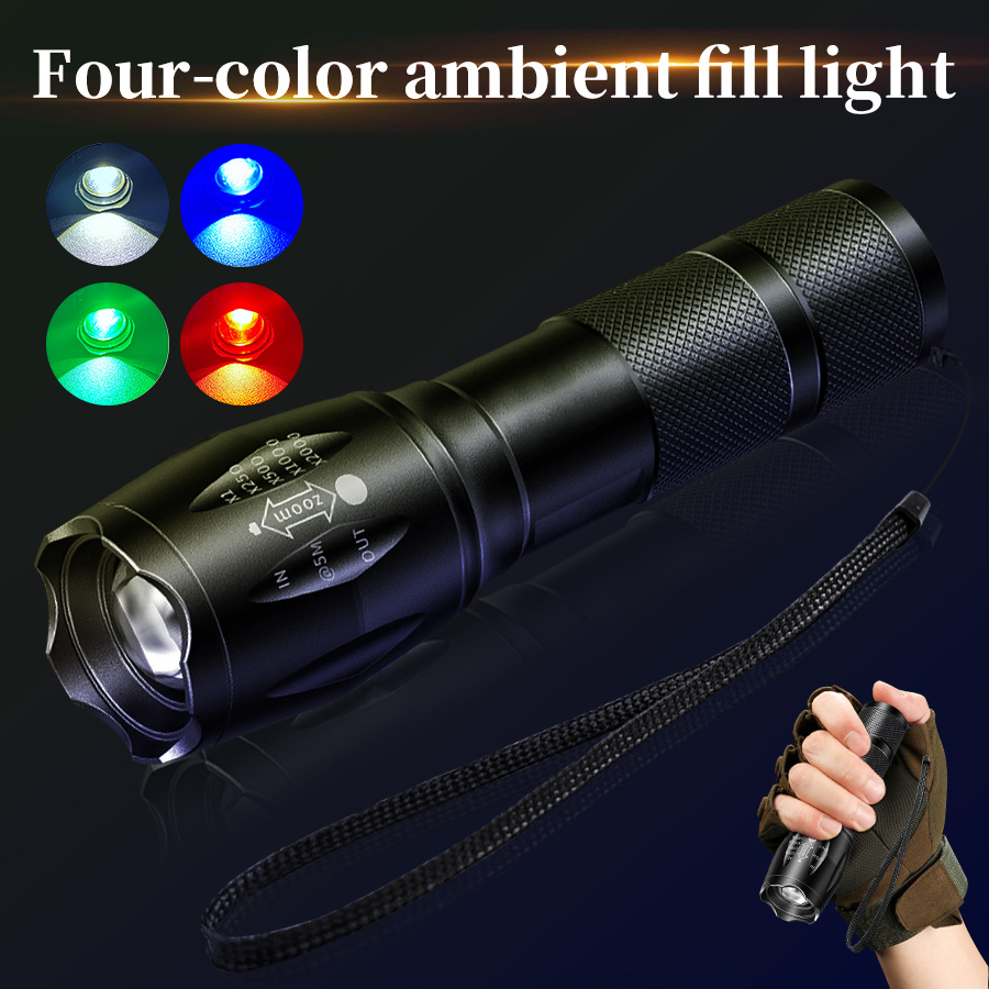 Outdoor Hunting Photography - Senter LED multifungsi untuk memancing, Senter