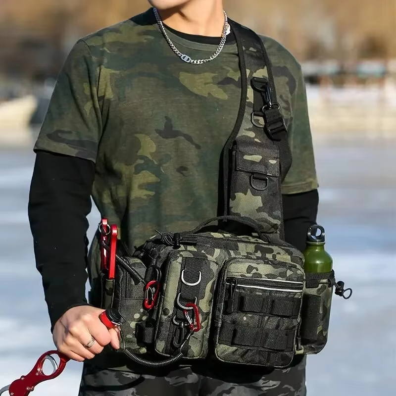 Hunting Fishing Outdoor - Tas Selempang Pinggang Taktis Outdoor untuk