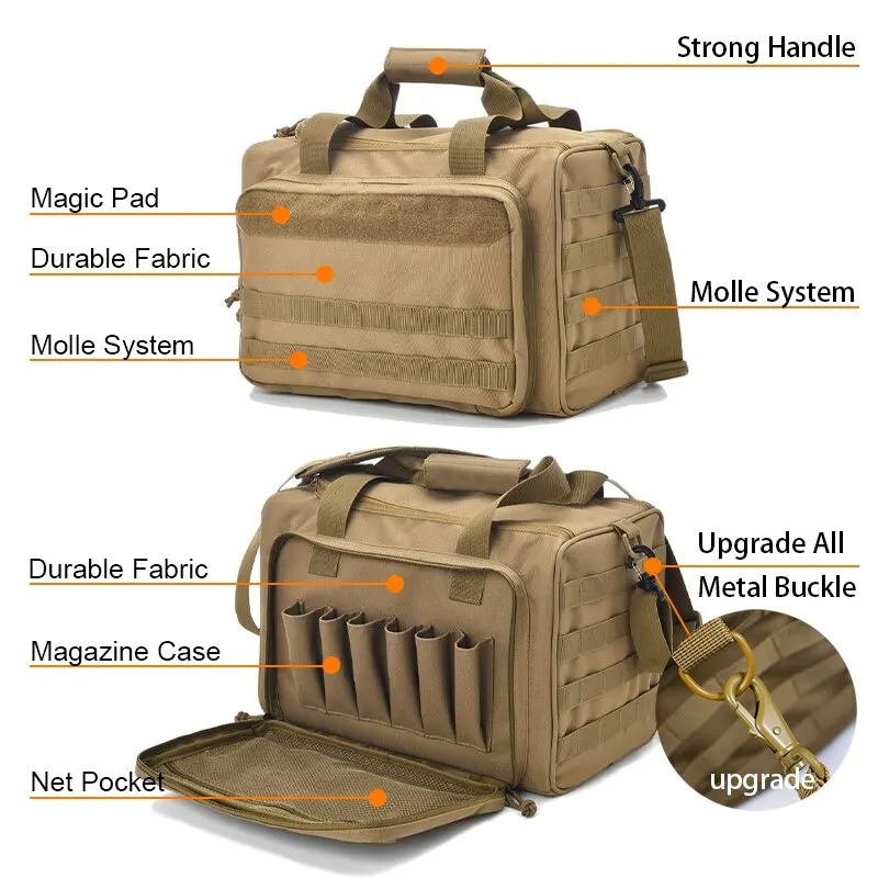 Outdoor Hunting Equipment - Tas Penyimpanan Gun Range dengan Sistem