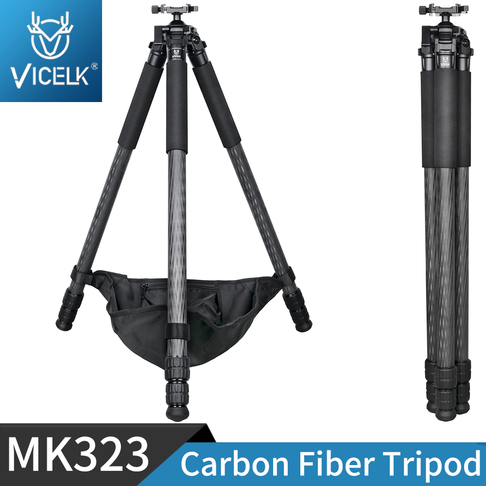 Outdoor Hunting Photography - VICELK MK323 Tripod Serat Karbon dengan