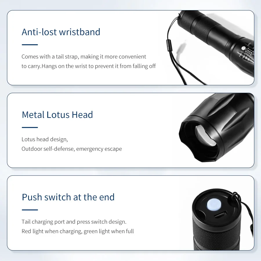 Senter LED multifungsi untuk m - Outdoor Hunting Photography ulasan dan harga