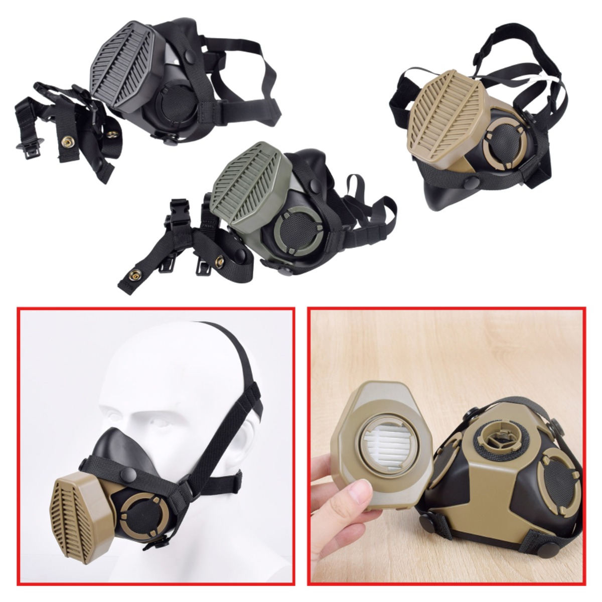 Masker Pelindung Setengah Waja - Hunting Outdoor Game ulasan dan harga