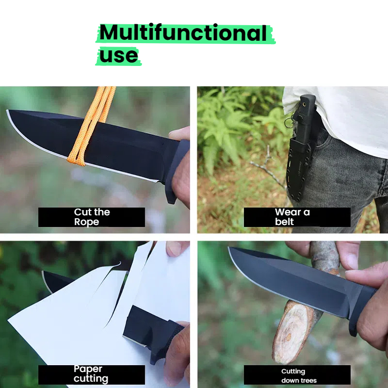 Pisau camping lurus berbilah t - Hunting Knife Outdoor Edge ulasan dan harga