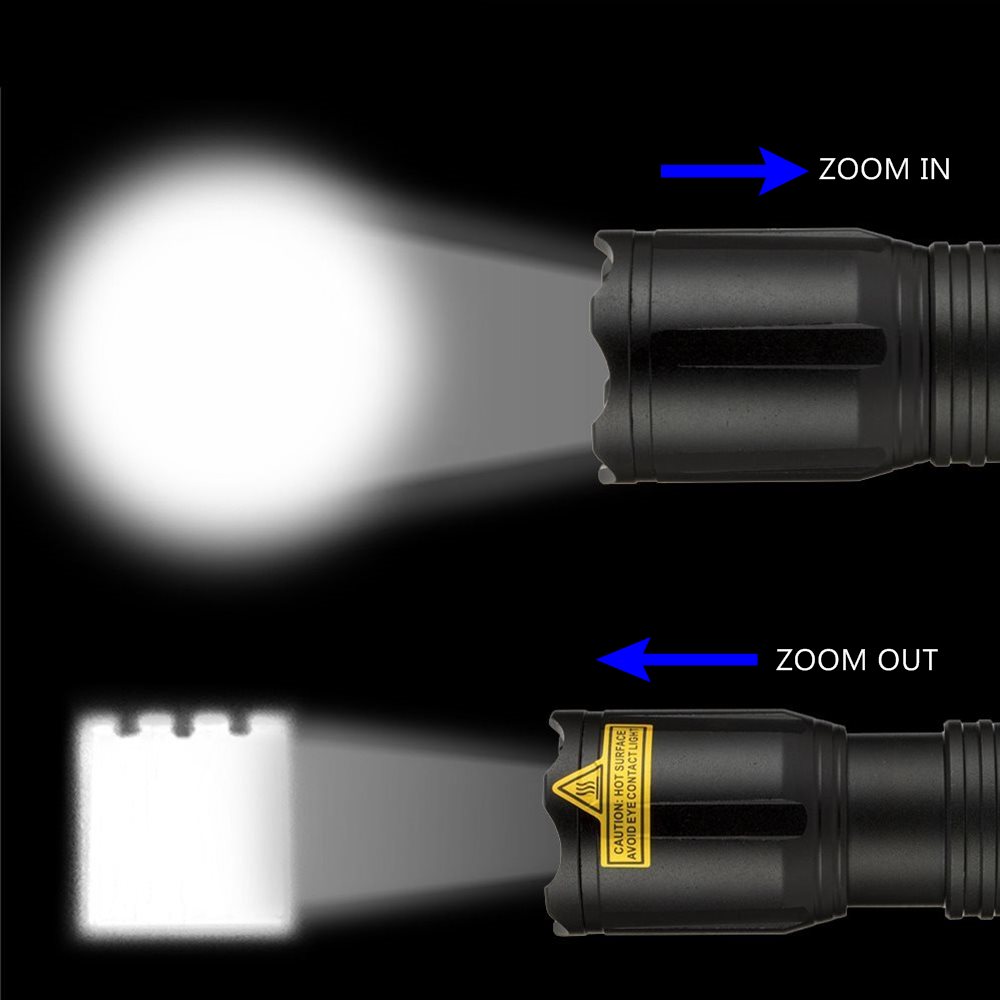 Zoom Senter LED 4 Warna Cahaya - Outdoor Hunting Photography ulasan dan harga