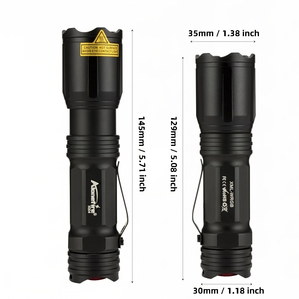 Zoom Senter LED 4 Warna Cahaya - Outdoor Hunting Photography ulasan dan harga