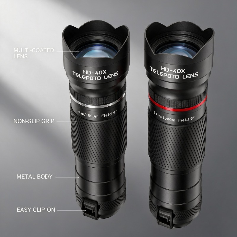 Lensa Telefoto HD-40X untuk Fo - Outdoor Hunting Photography ulasan dan harga
