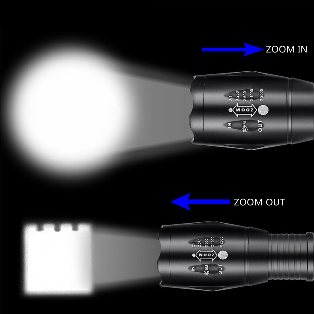 Zoom Senter LED 4-In-1 warna-w - Outdoor Hunting Photography ulasan dan harga