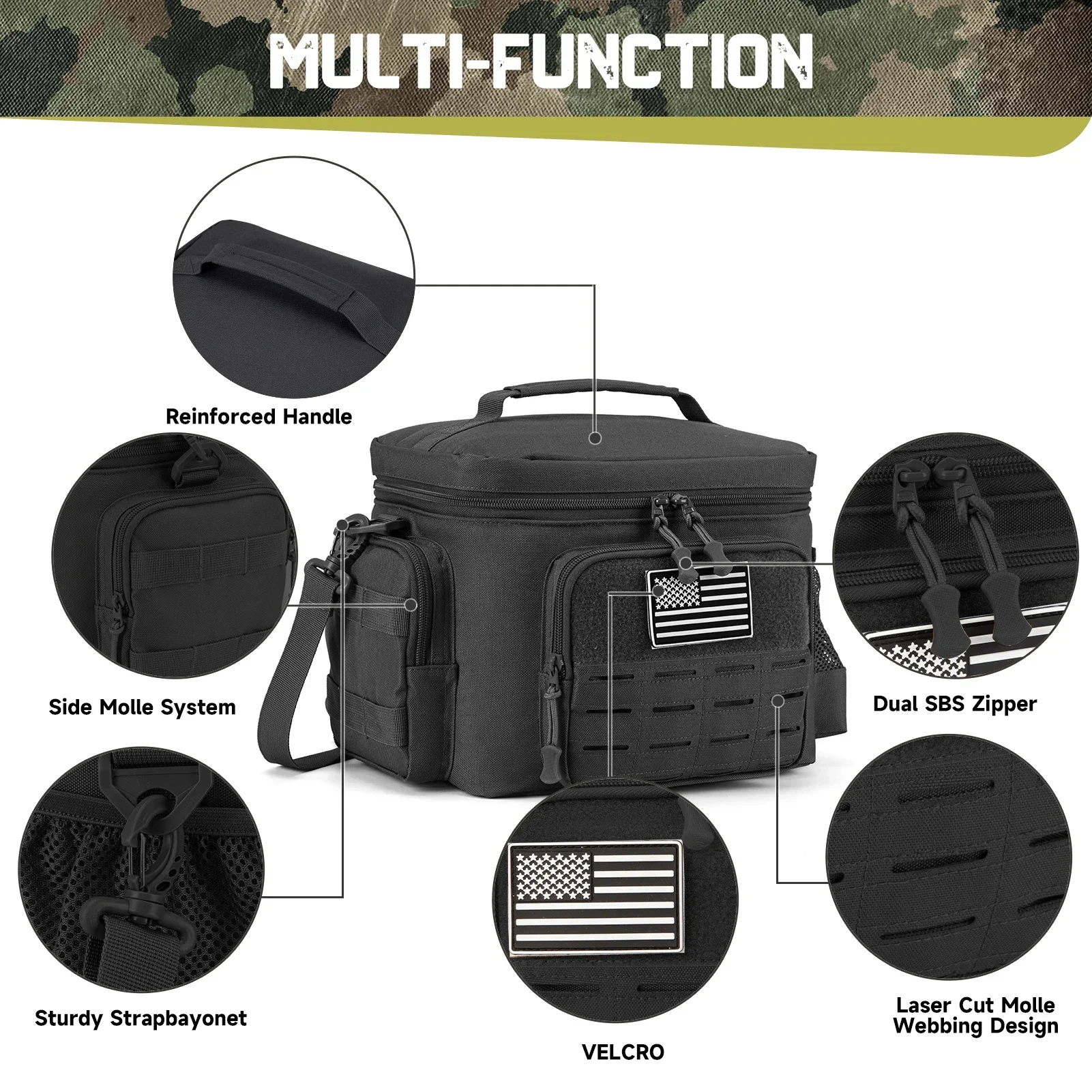 Tas Pendingin Termal Taktis 13 - Outdoor Hunting Gear Storage ulasan dan harga