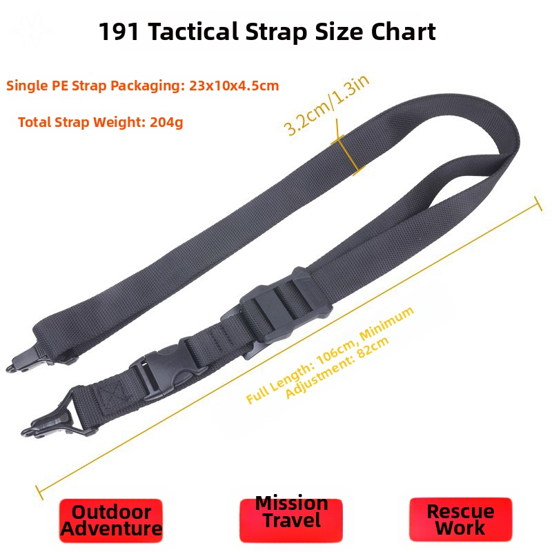 Tali Senapan Taktis Nylon 191  - Hunting Outdoor Game ulasan dan harga