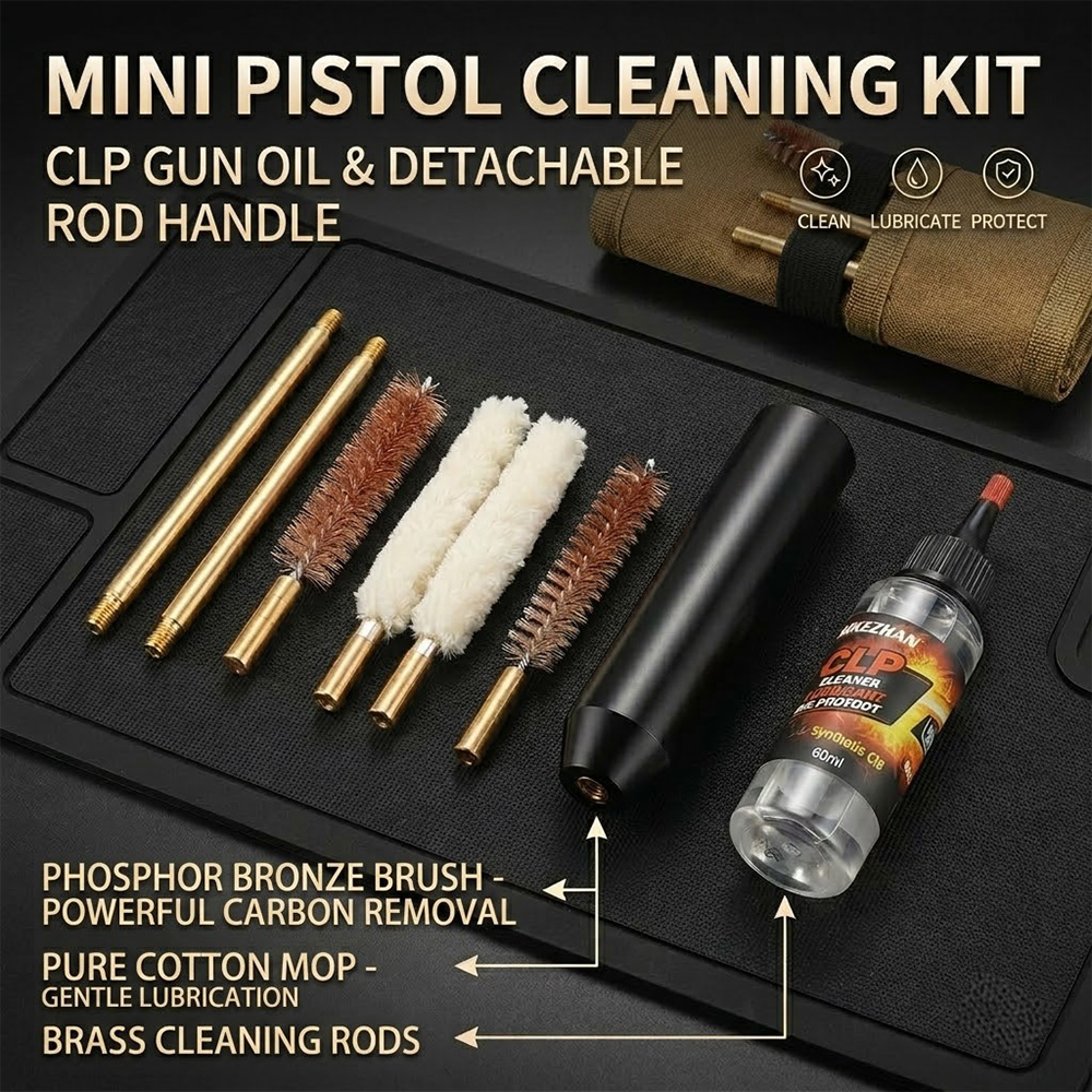 Kit Pembersih Pistol 9mm .38 . - Gun Cleaning Rod ulasan dan harga