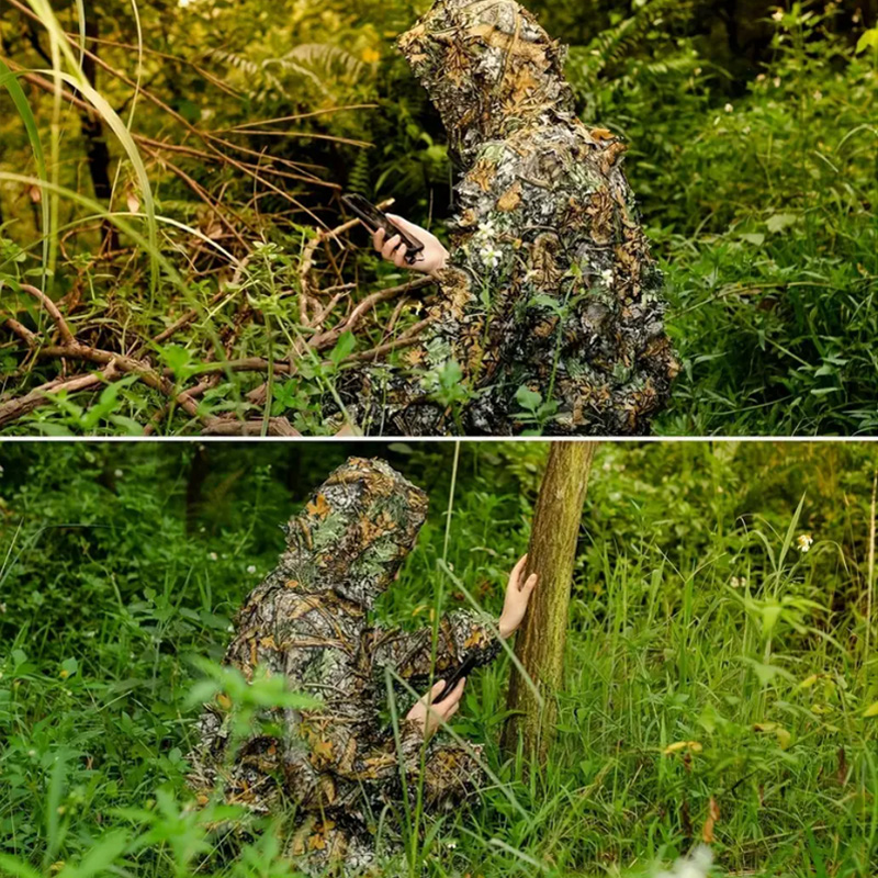 Setelan Berburu Kamuflase Daun - Outdoor Hunting Photography ulasan dan harga