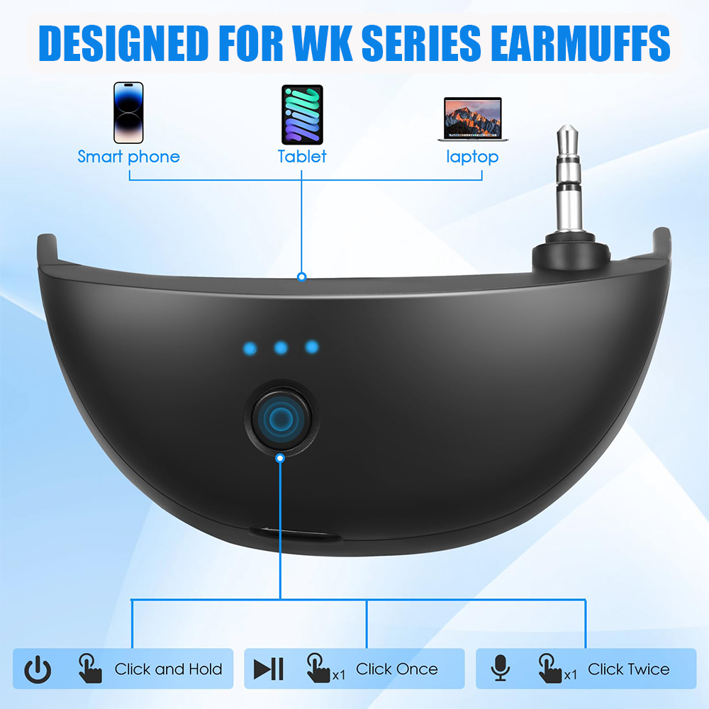 Penerima Adaptor Bluetooth 5.1 - Shooting Ear Muff ulasan dan harga