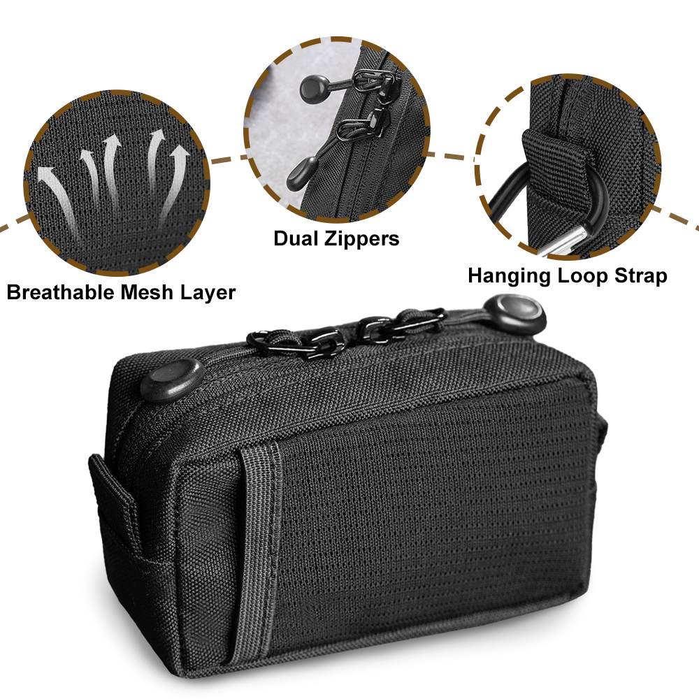 2 Buah Kantong EDC Taktis Mult - Outdoor Hunting Gear Storage ulasan dan harga
